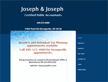 Tablet Screenshot of josephcpas.com